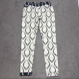 HUMANOID Boho Ikat Graphic Pattern Elastic Waist Casual Pants Women⁠ Sz Small